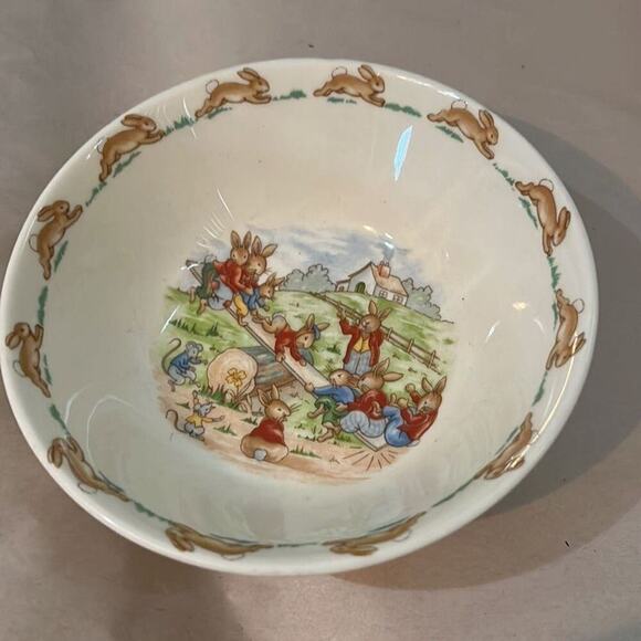 ROYAL DOULTON VTG‎ 3 PIECE BUNNYKINS SET - Picture 3 of 6